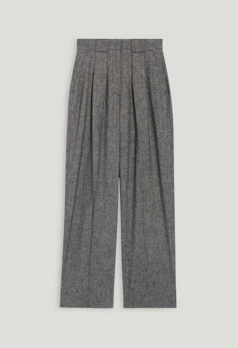 Pantalon de tailleur large