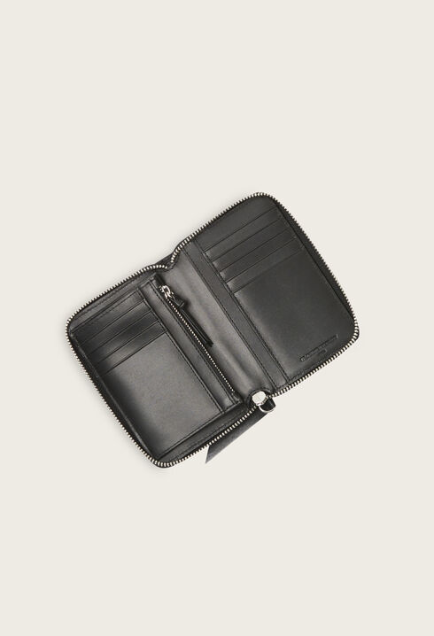 Portefeuille cuir matelass&eacute;