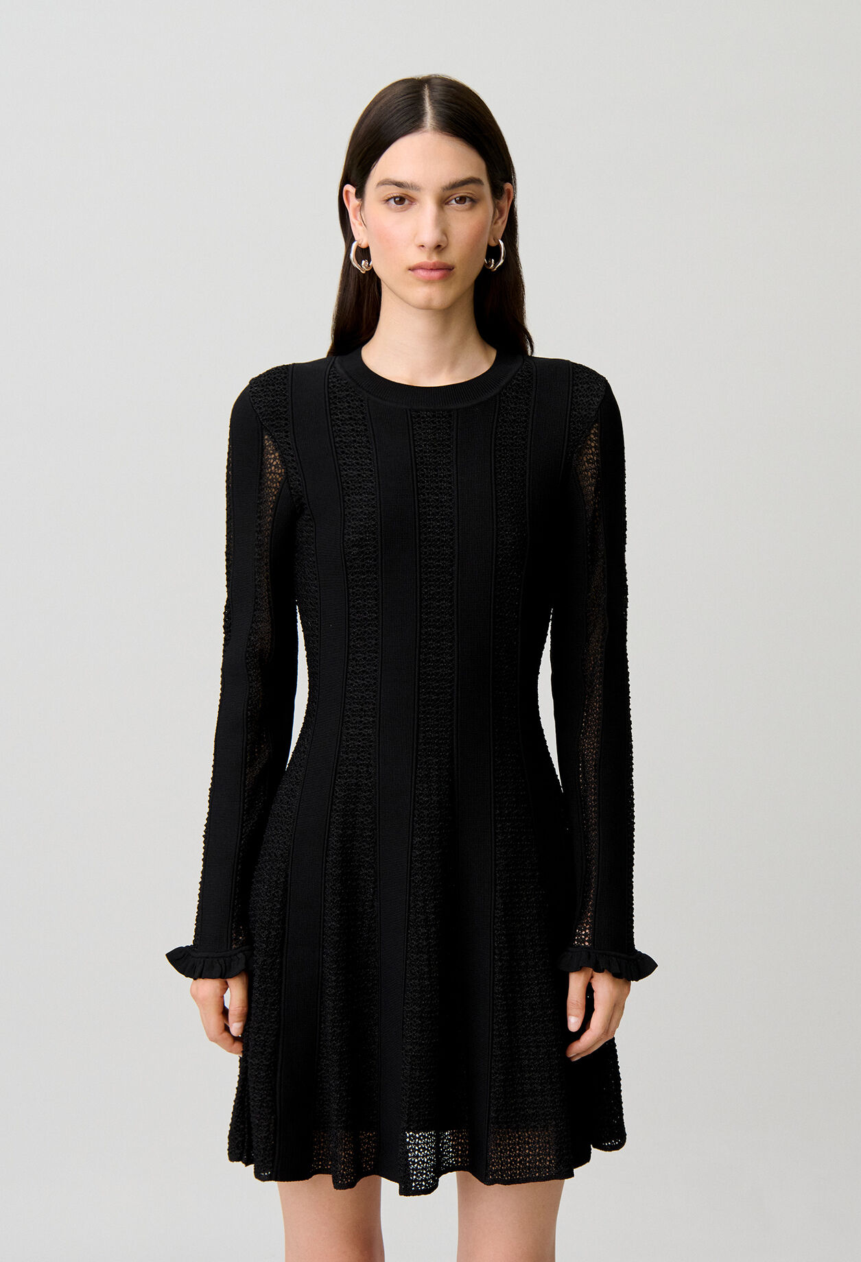 Robe patineuse maille lurex