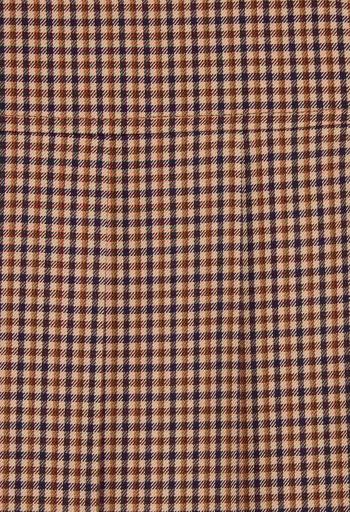 Jupe courte carreaux camel