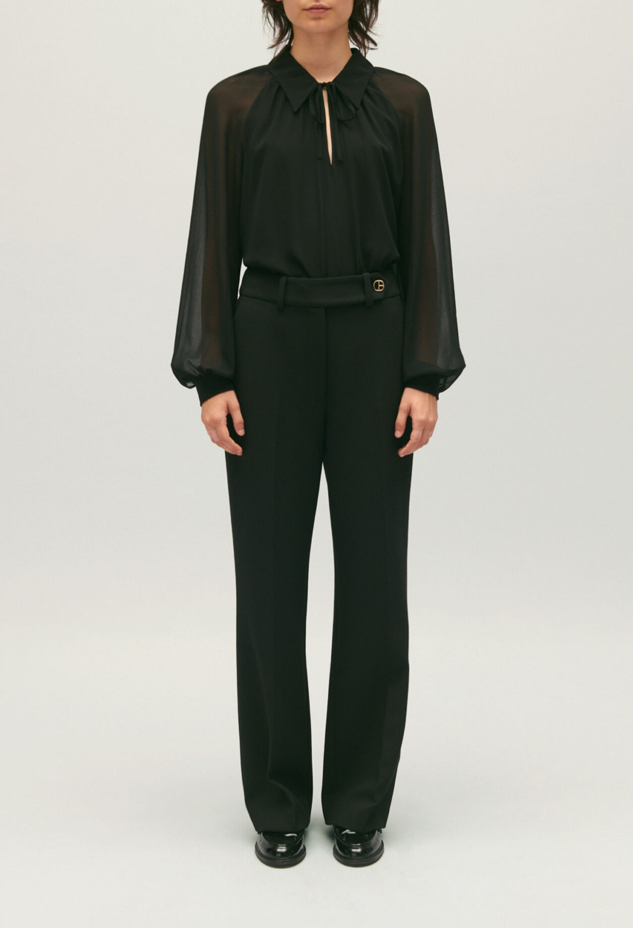 Blouse fluide noire