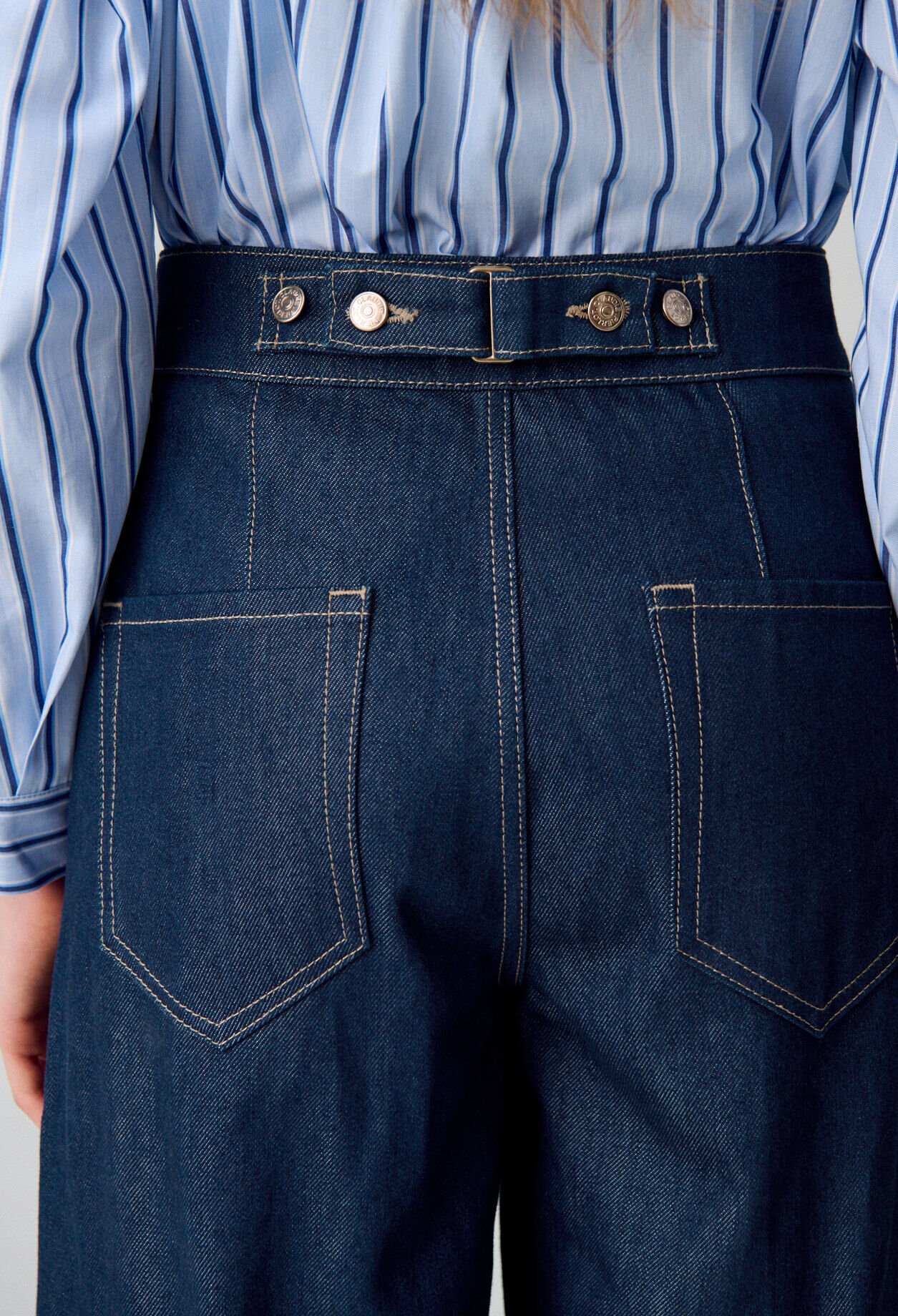 Jean denim brut droit