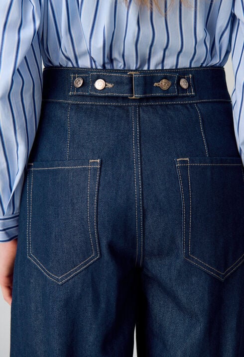 Jean denim brut droit