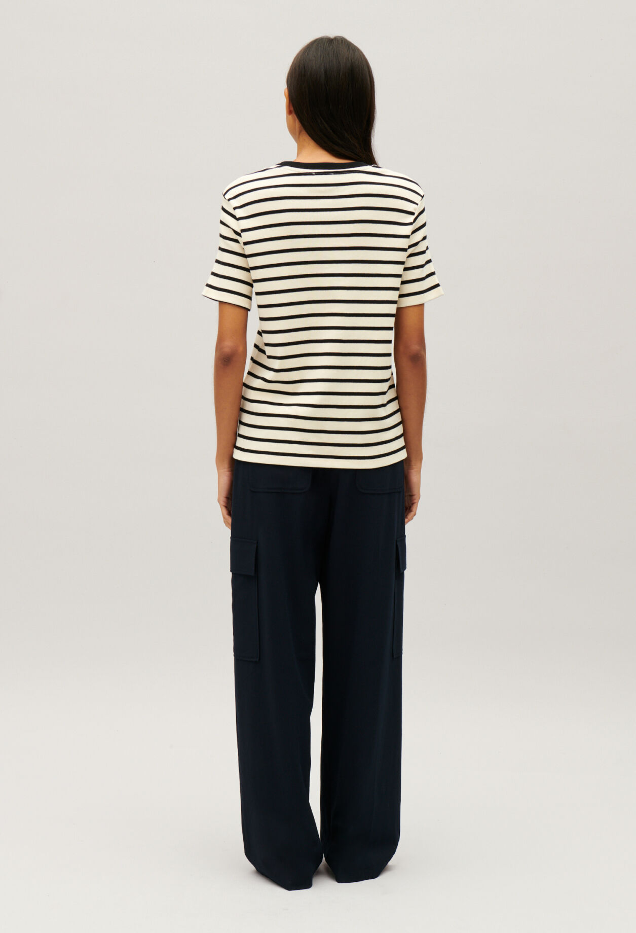 Tee-shirt marinière rayée bicolore