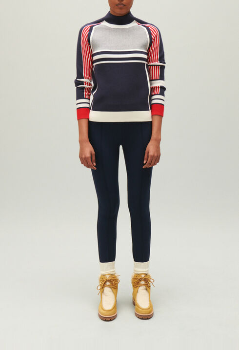 Pull maille jacquard