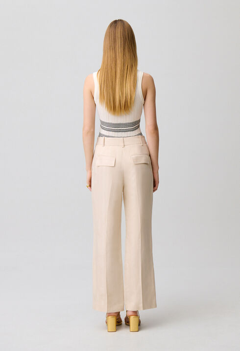 Pantalon fluide lin