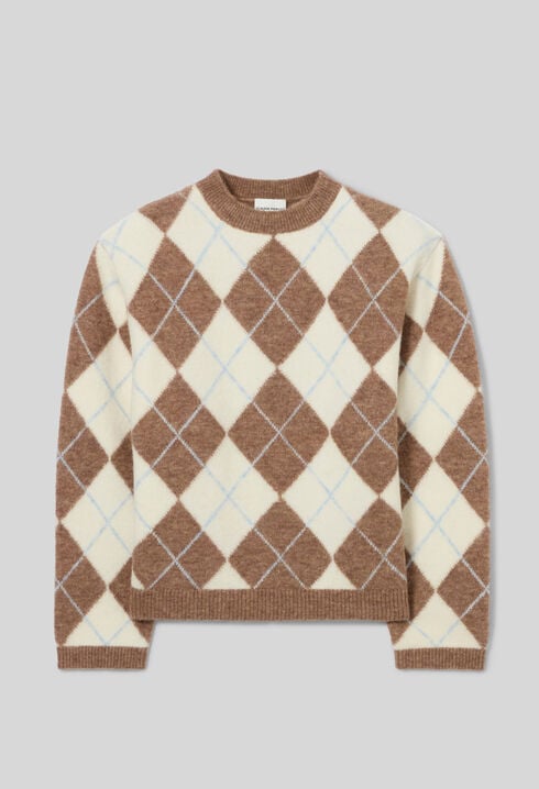 Pull droit  multicolore
