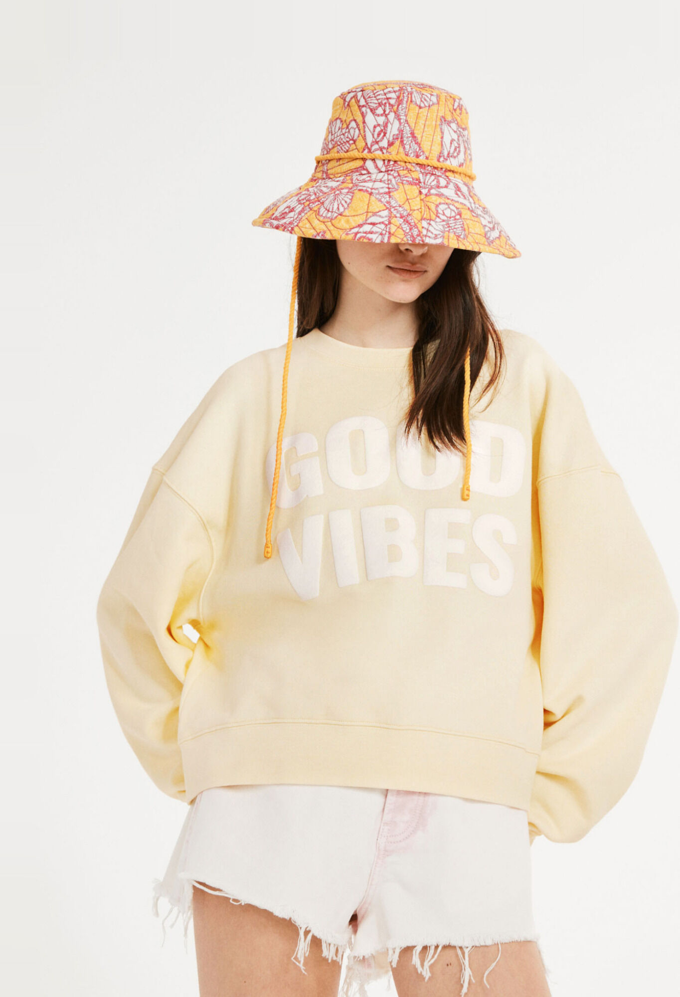 Sweatshirt jaune online