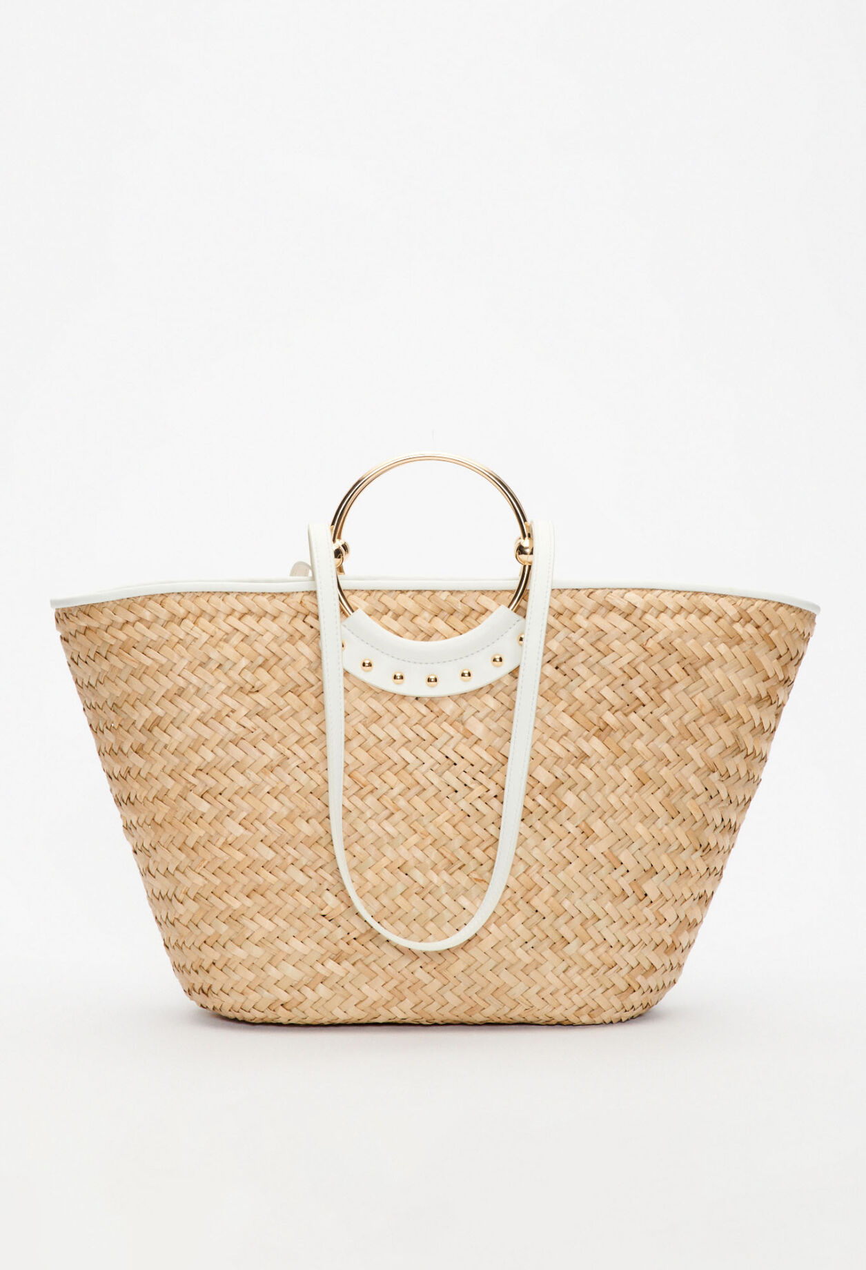 Grand panier de paille