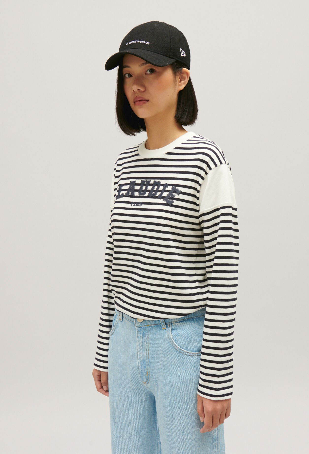 T-shirt Claudie bicolore 
