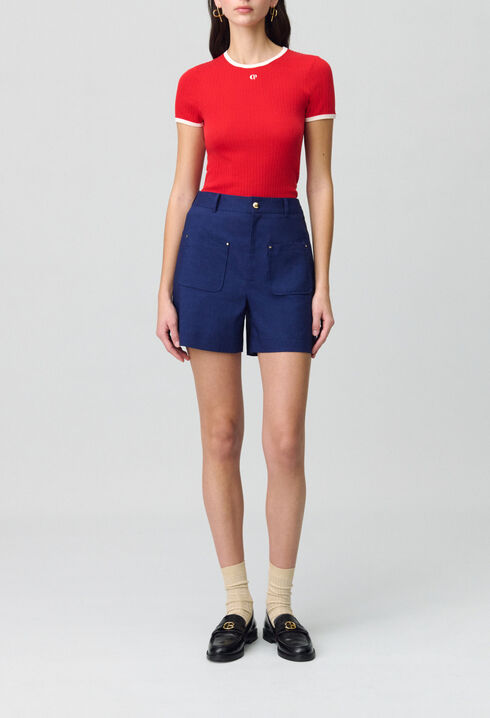 Short denim