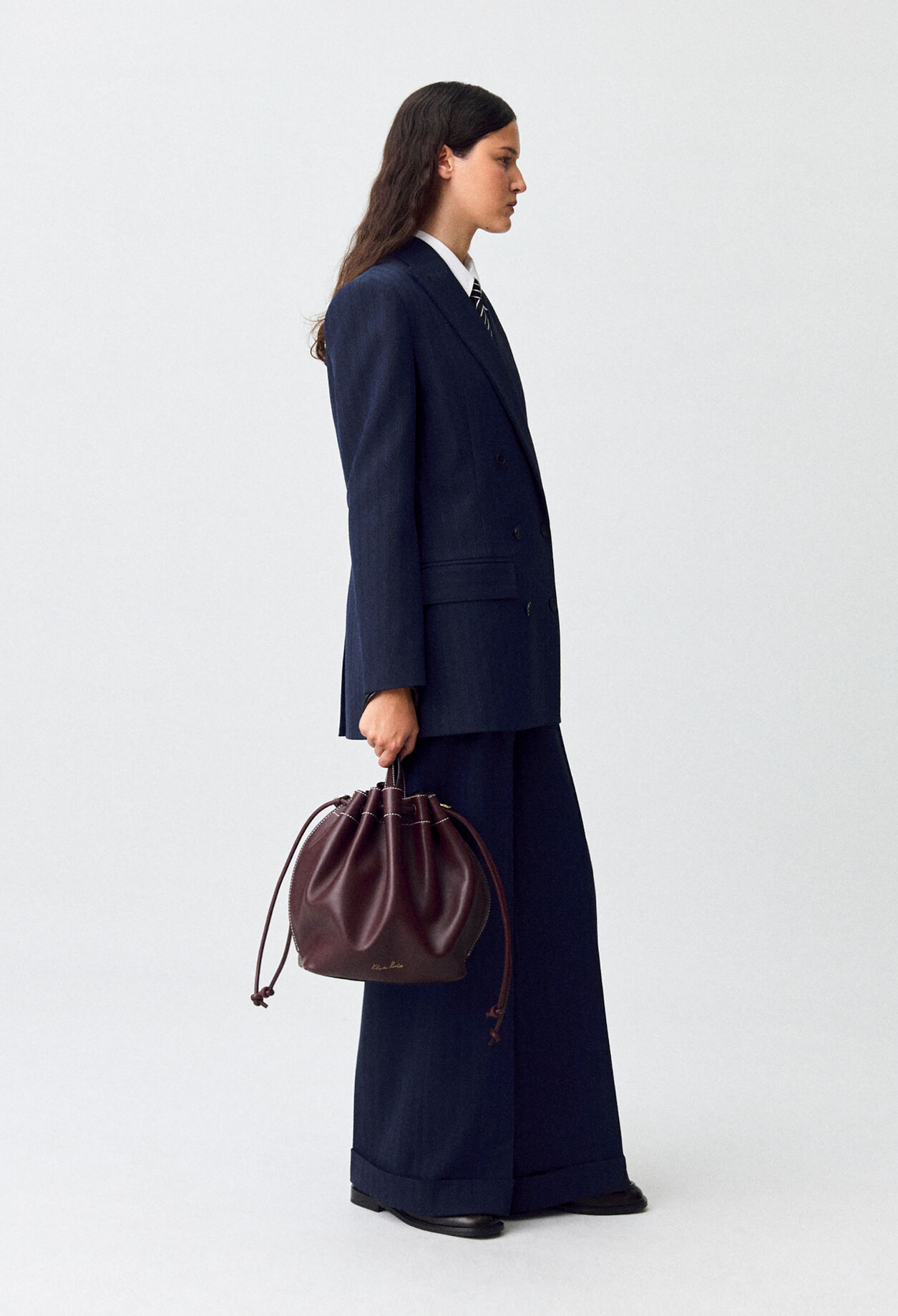 Sac cabas cuir lisse
