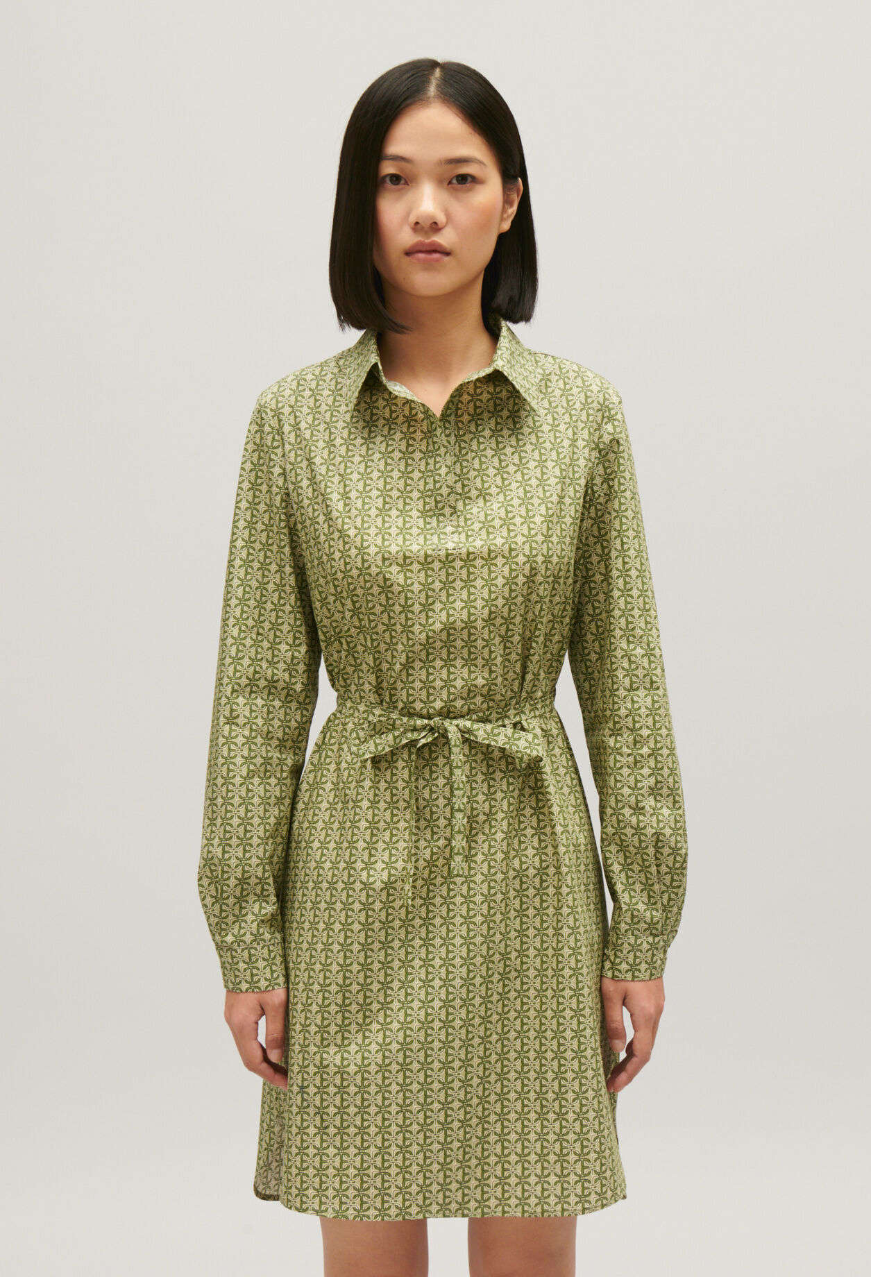 Robe courte monogramme verte pour femme Claudie Pierlot