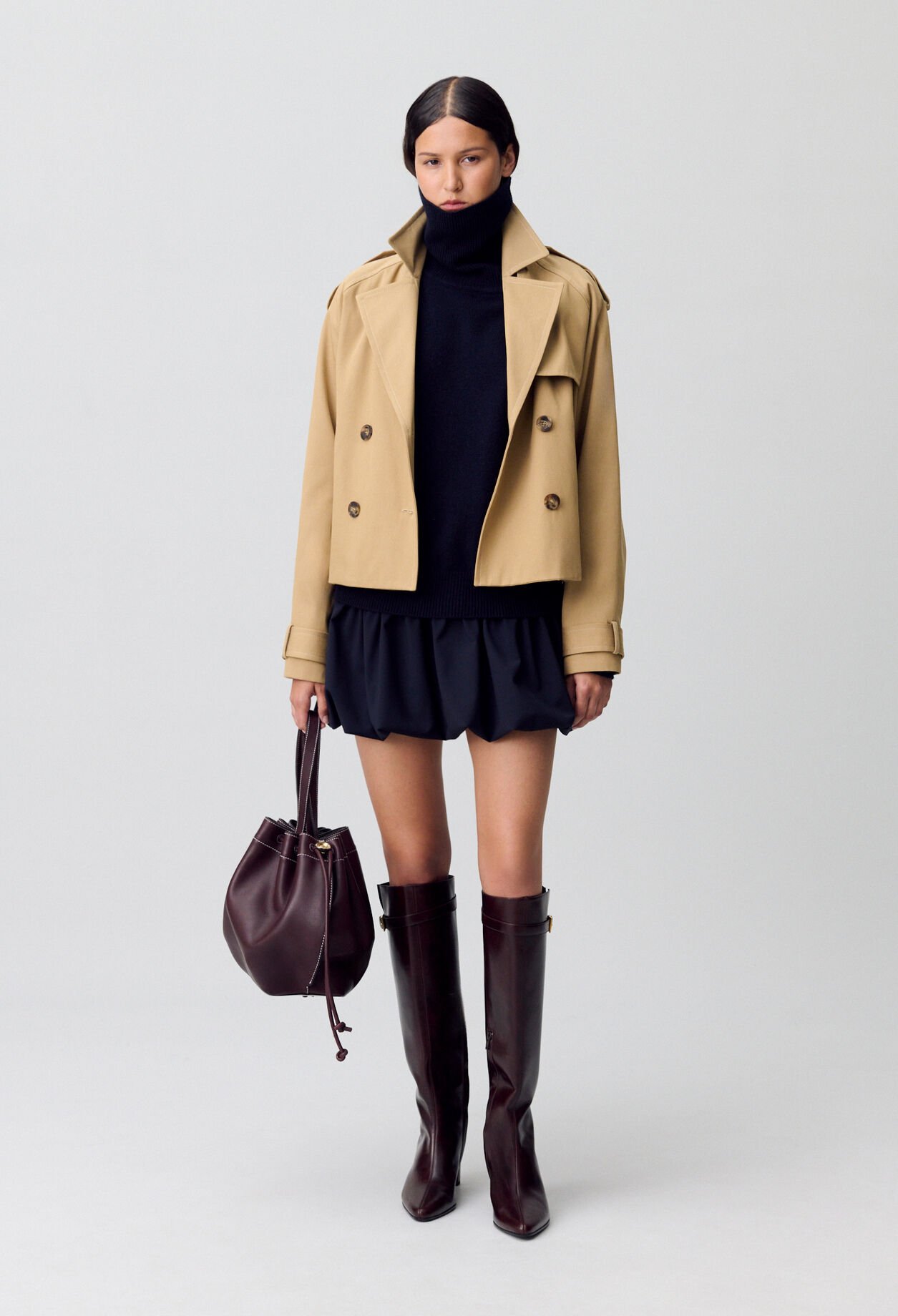 Blouson trench court