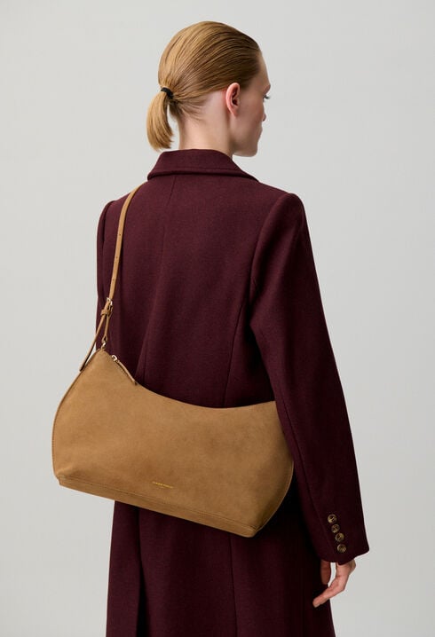 Sac cuir su&egrave;de souple