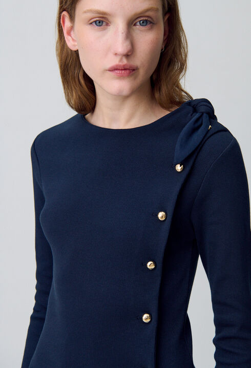 Robe longue maille