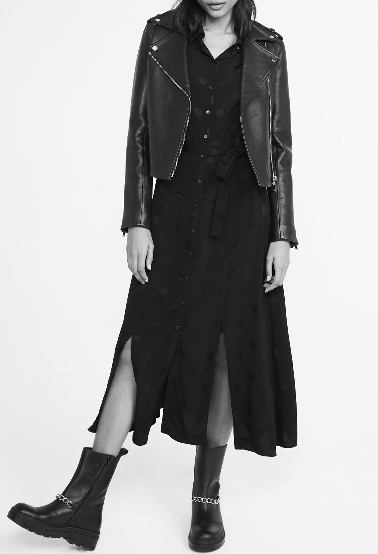 Robe-chemise longue