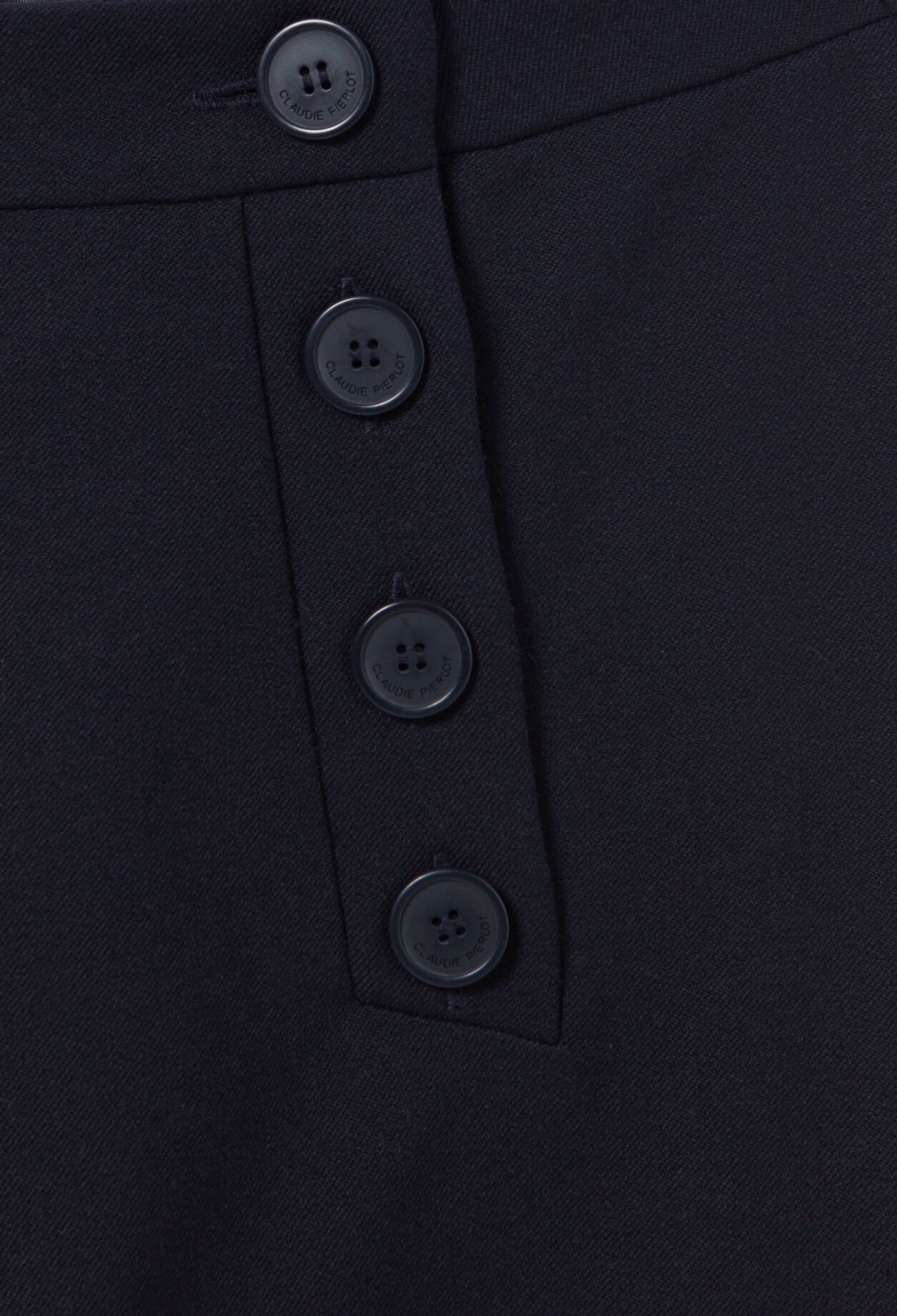 Pantalon droit à pont
