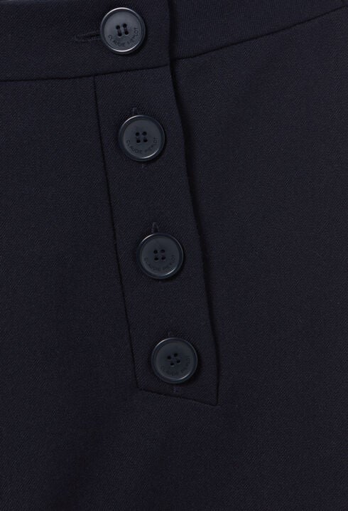 Pantalon droit à pont