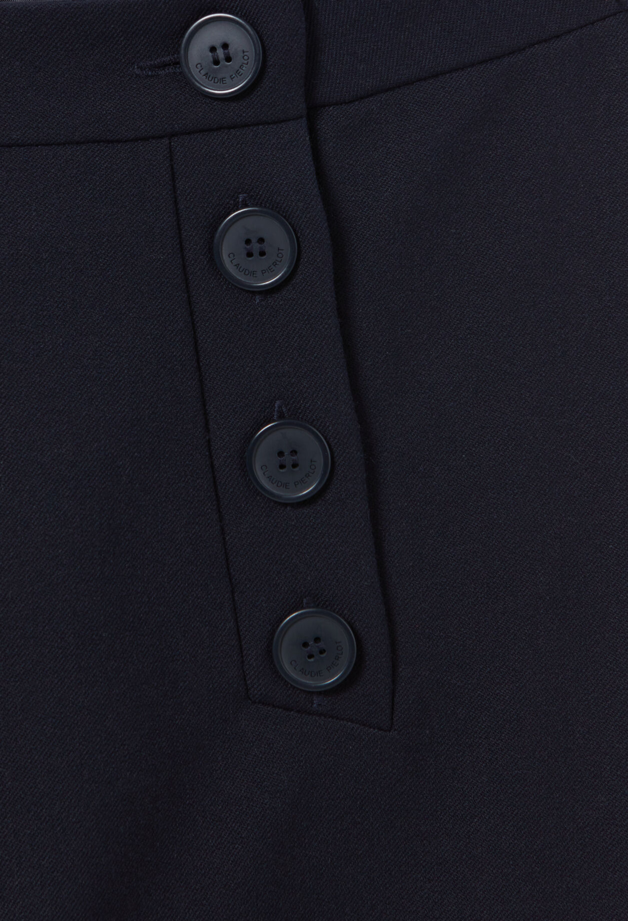 Pantalon droit à pont