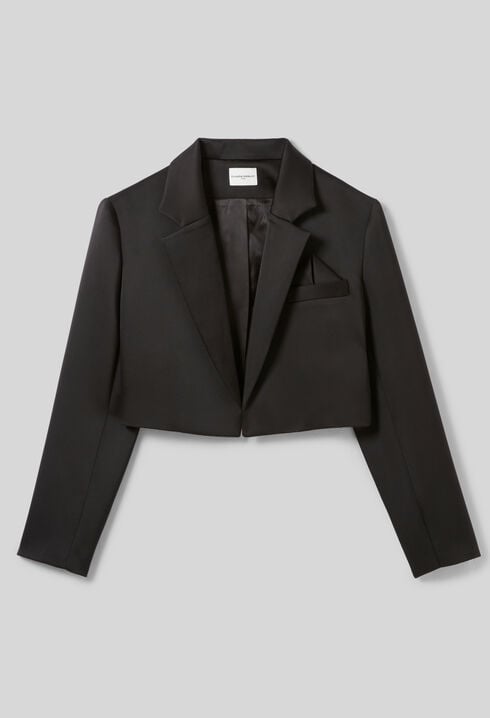 Veste satinée tailleur