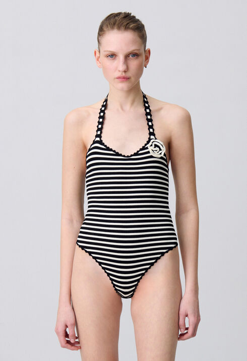 Body rayé maille fine