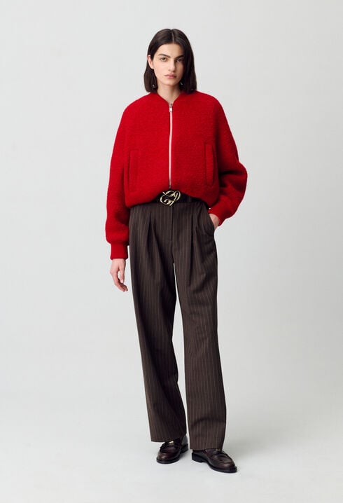 Blouson court teddy
