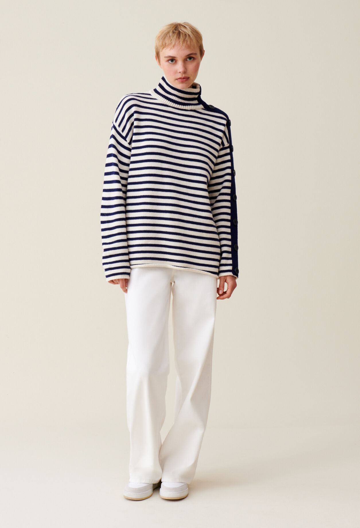 Pull mariniere col montant 2025