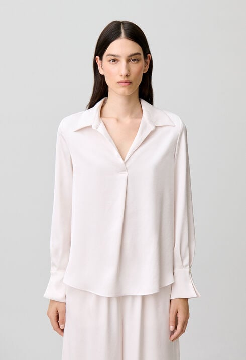Blouse fluide col