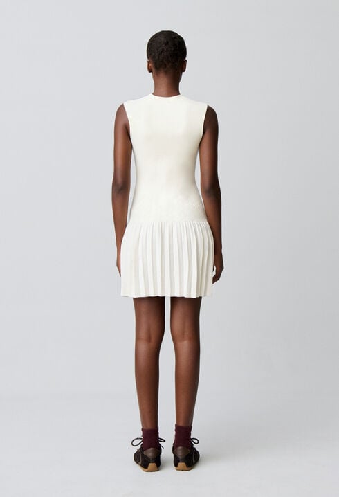Robe courte maille