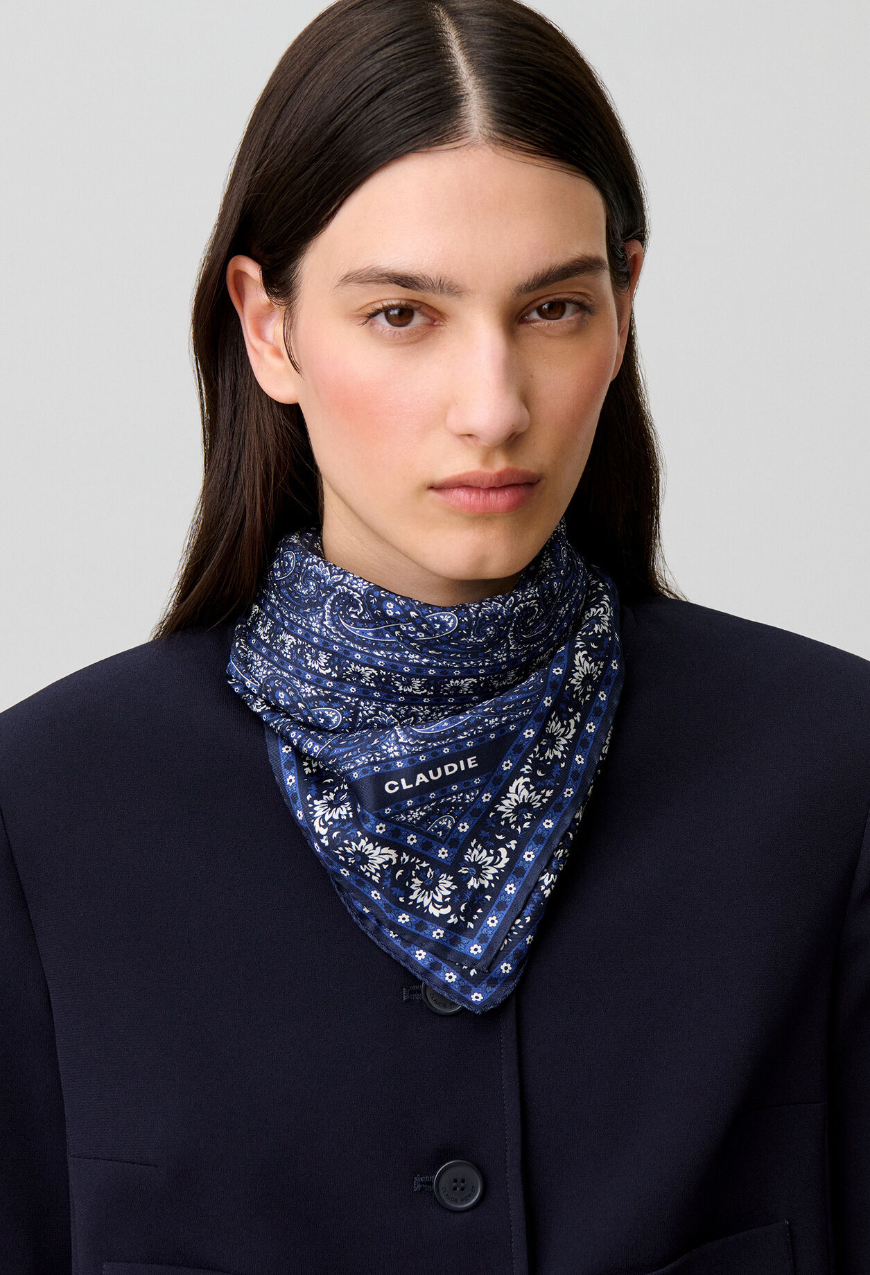 Foulard soie carr&eacute;