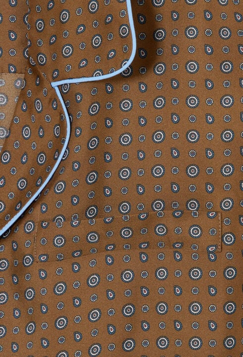 Chemise soie imprimée