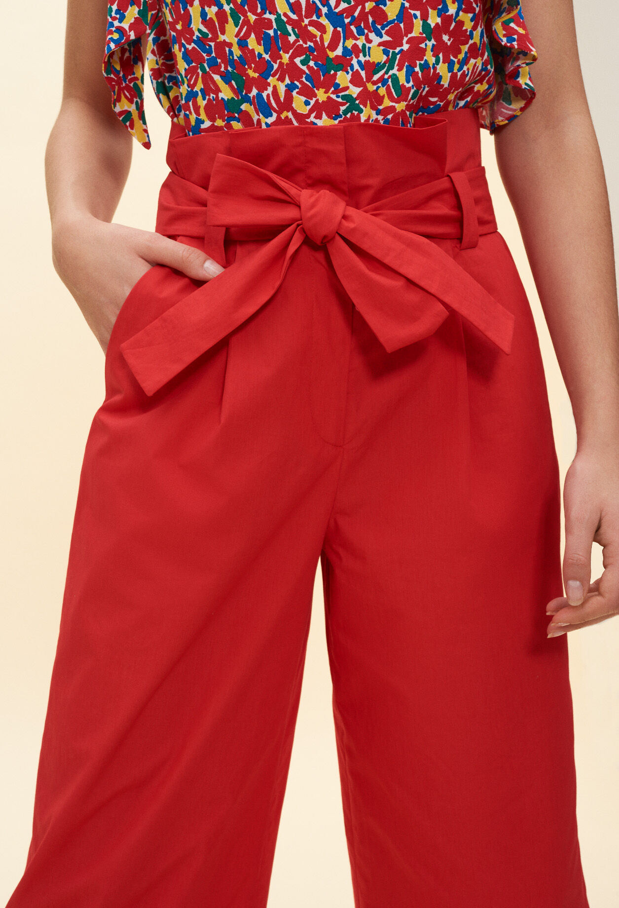 Pantalon ceinturé