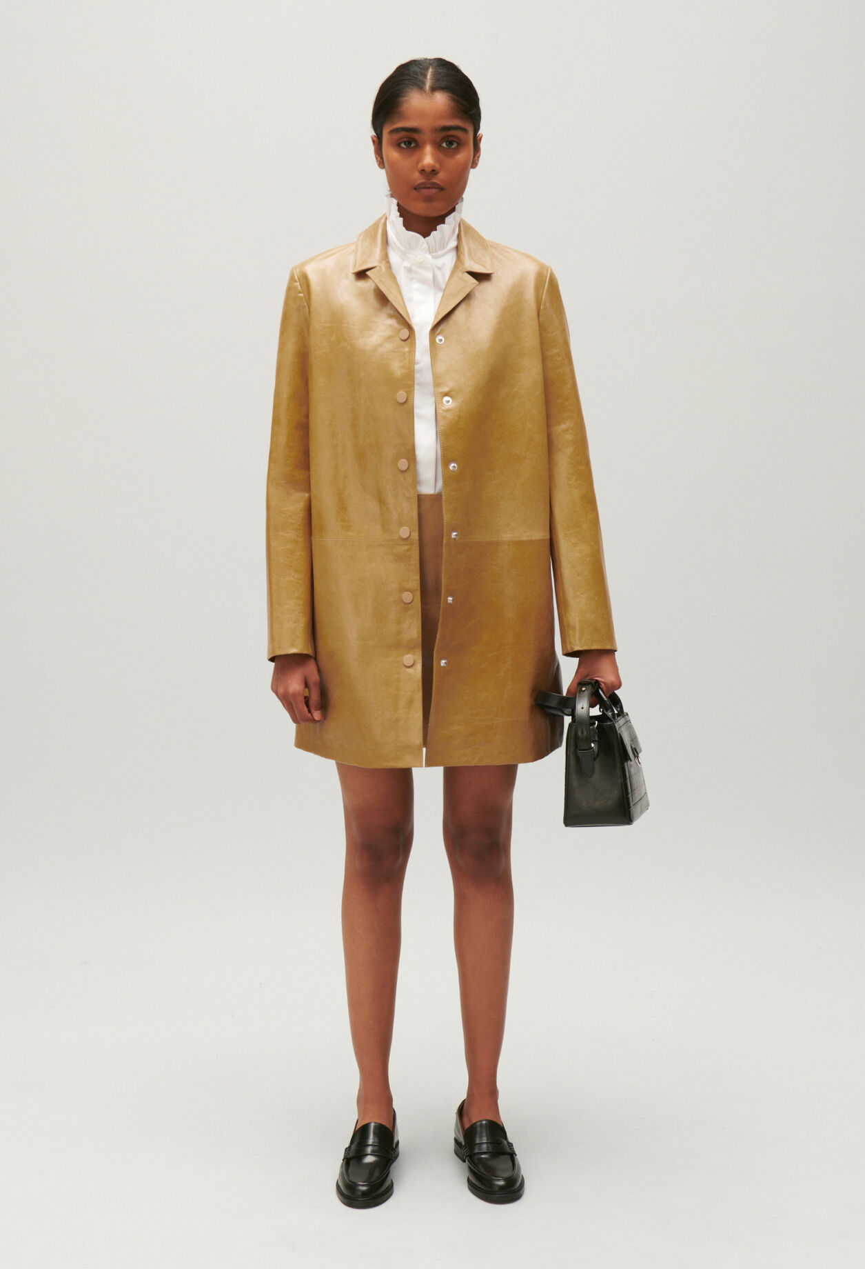 Veste en cuir claudie pierlot hotsell