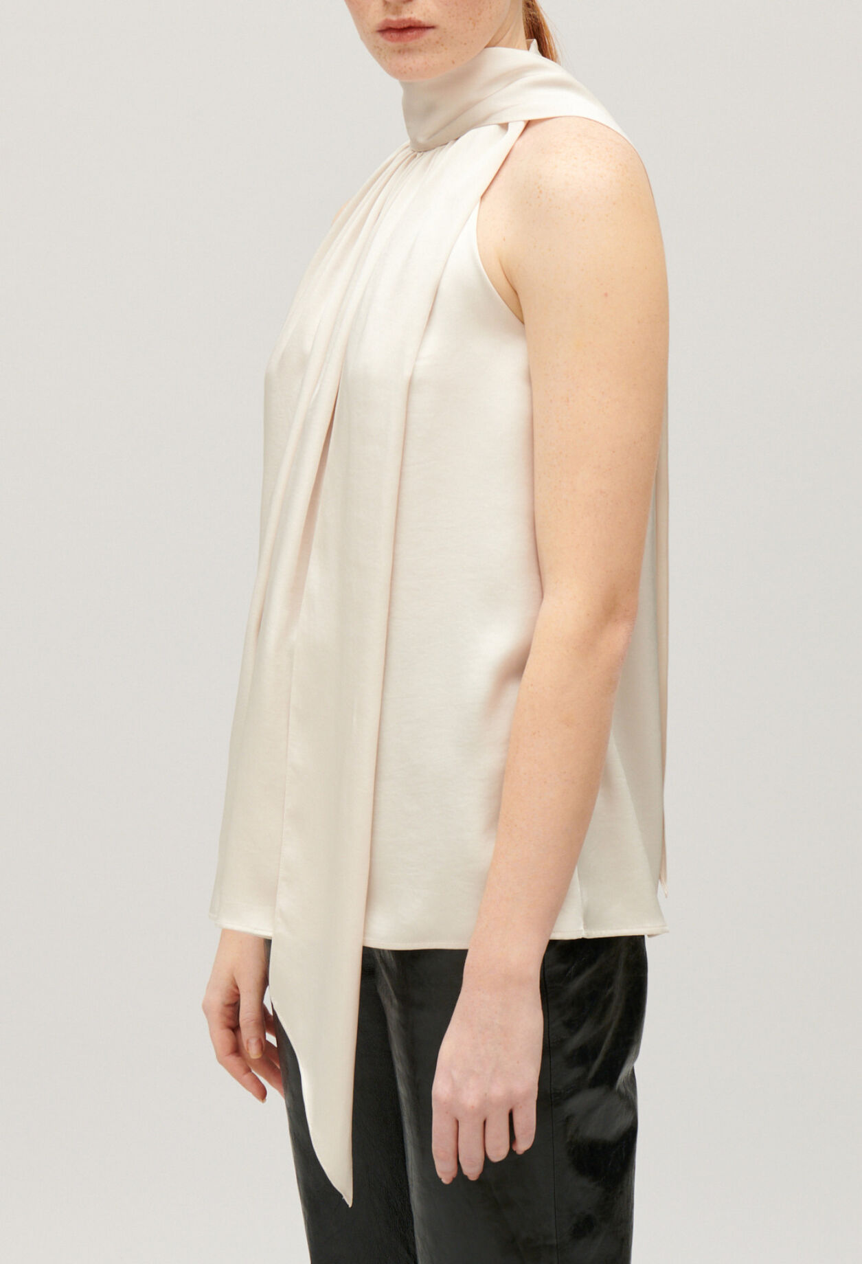 Top fluide beige