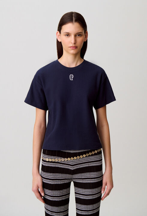Tshirt coton broderie