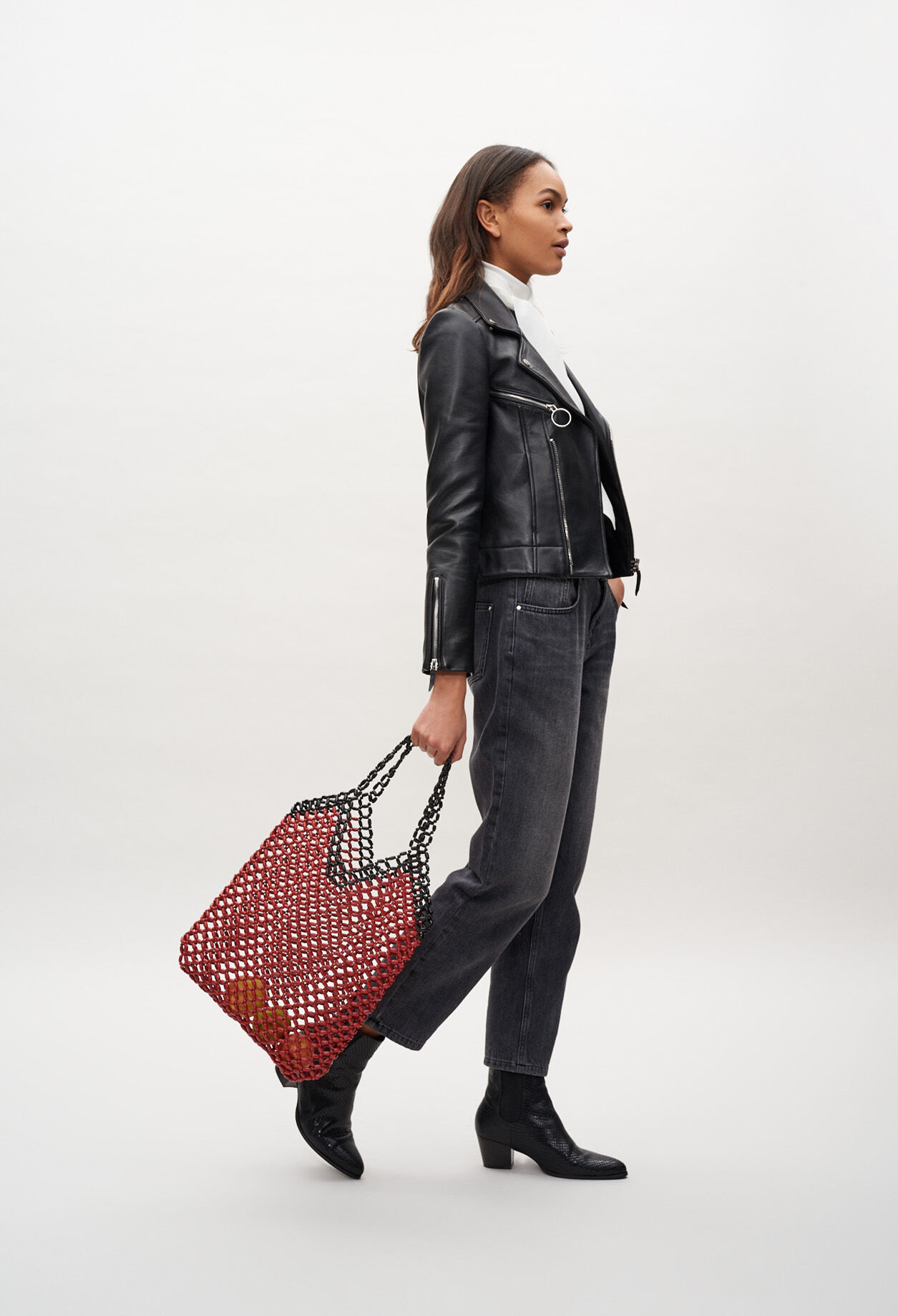 Sac en perle de bois