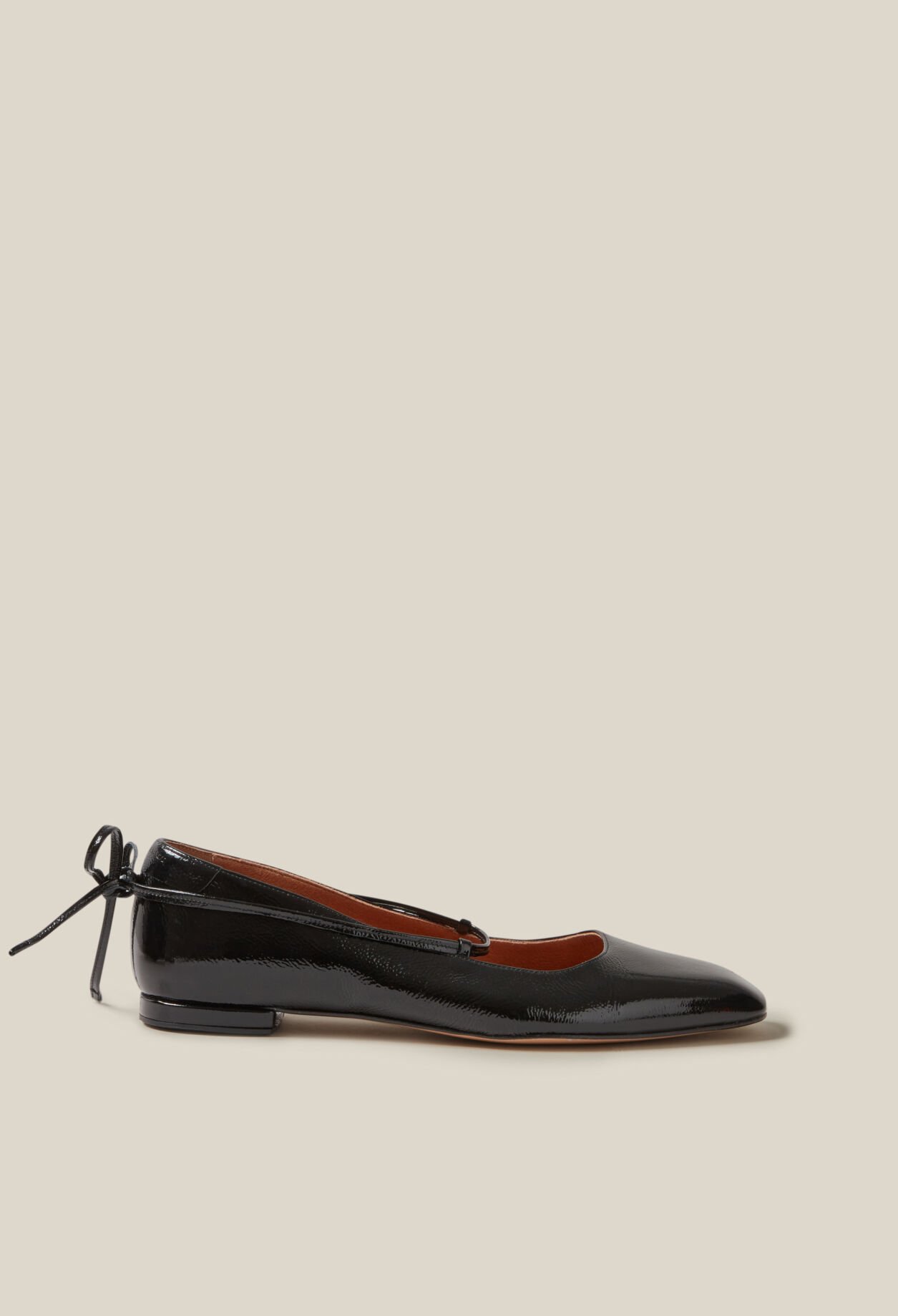 Ballerine cuir vernis