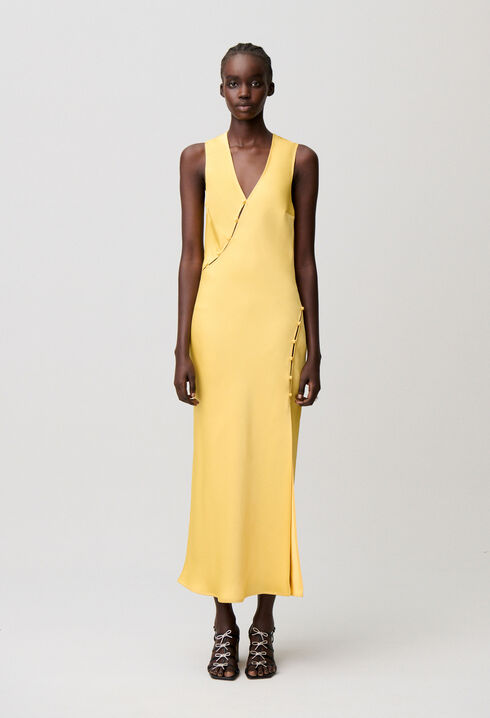 Robe satin fluide