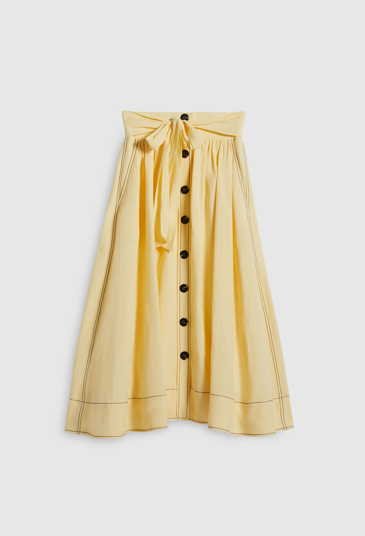 Jupe longue boutonnée