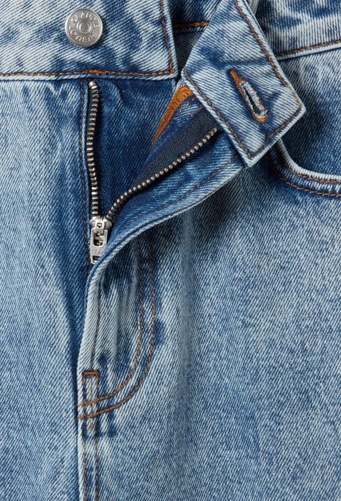 Jean cigarette 7/8 denim délavé
