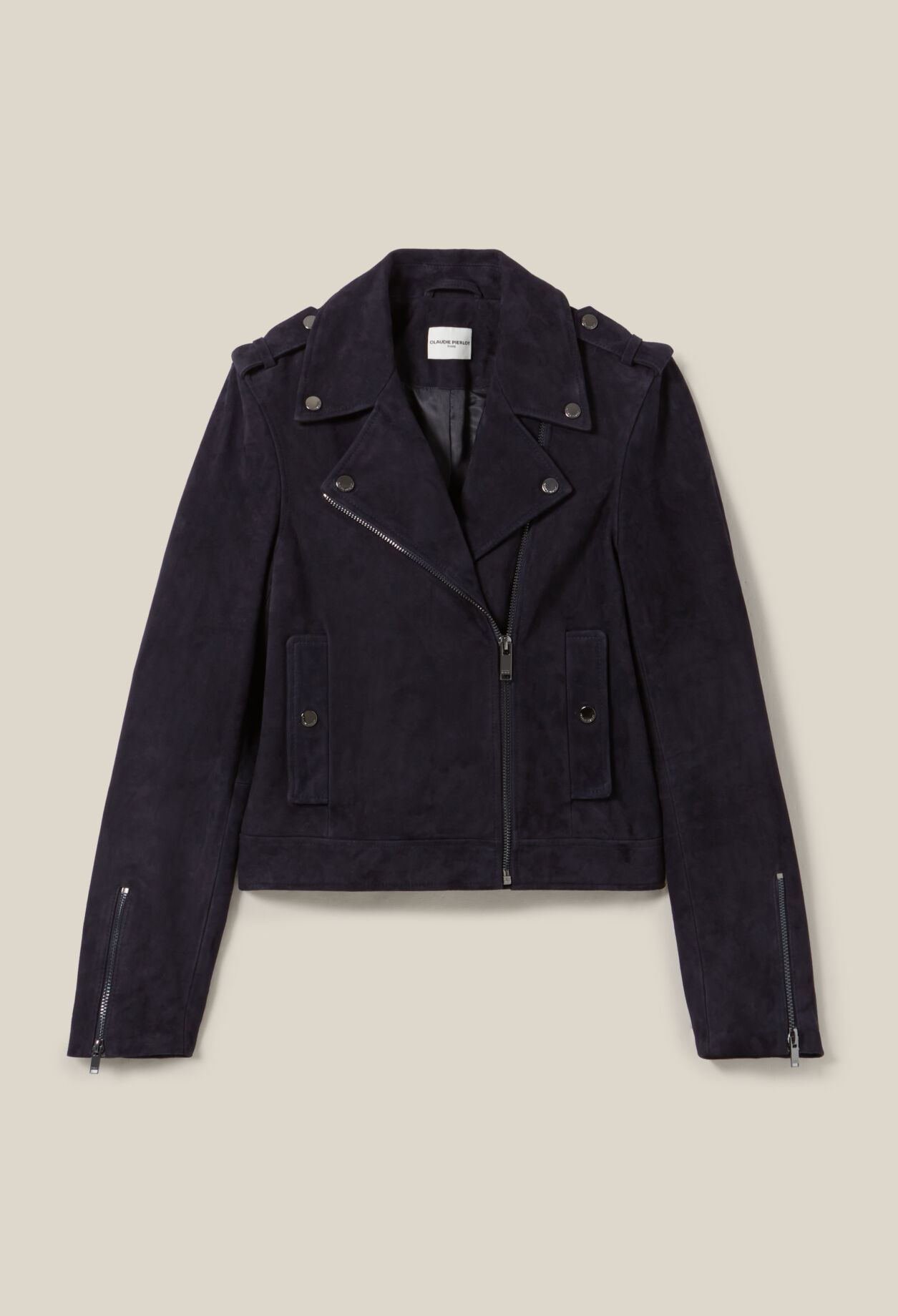 Veste perfecto cuir suède