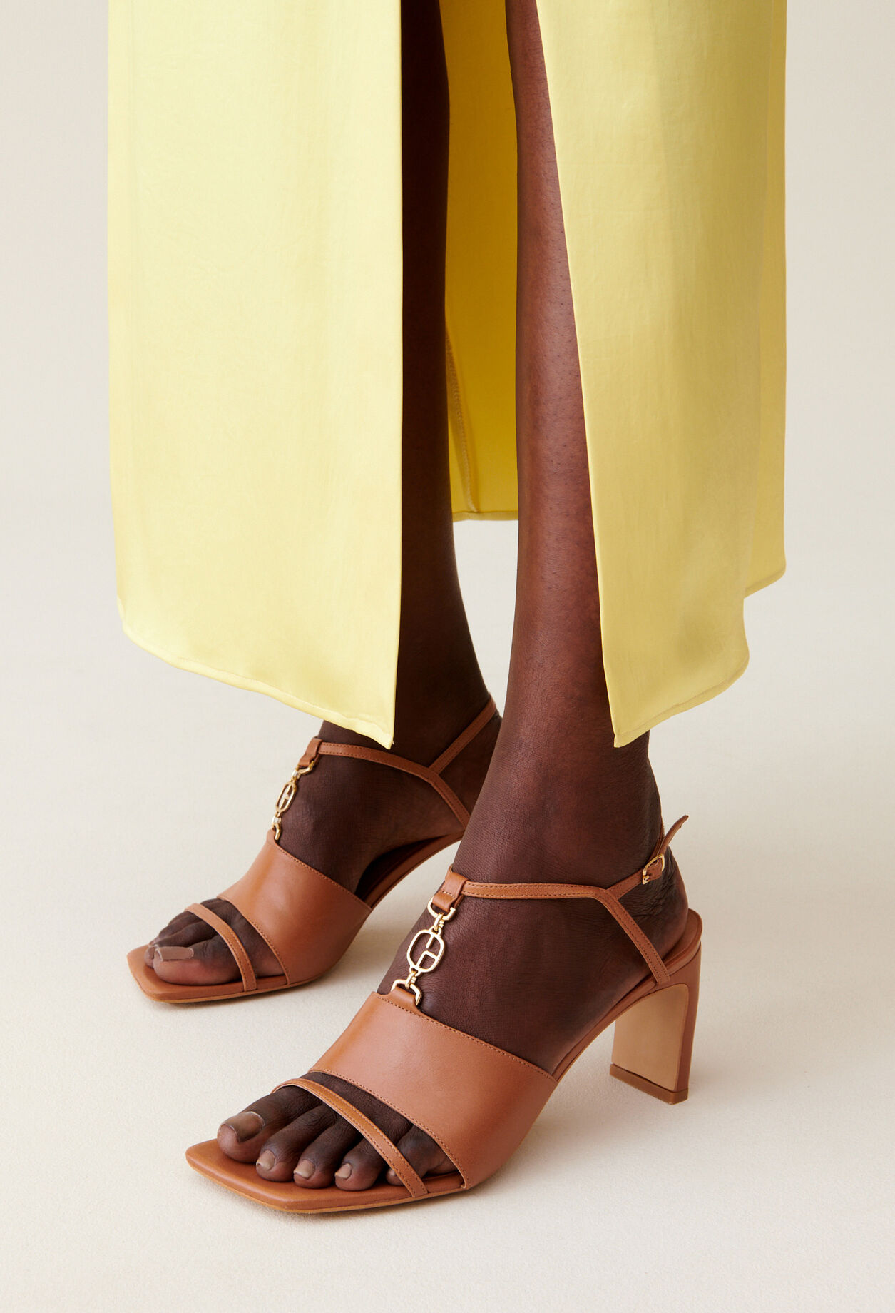 Sandales talon bijou CP