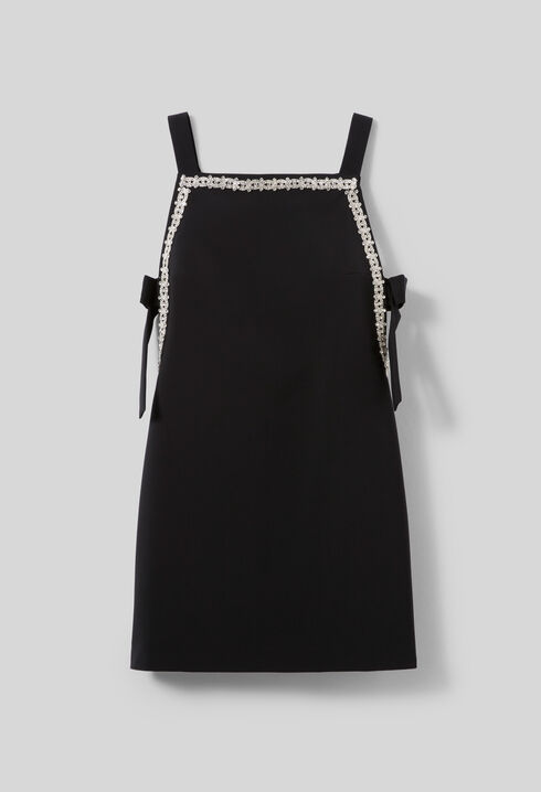 Robe droite ajust&eacute;e n&oelig;uds