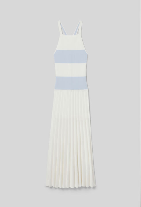 Robe longue en maille