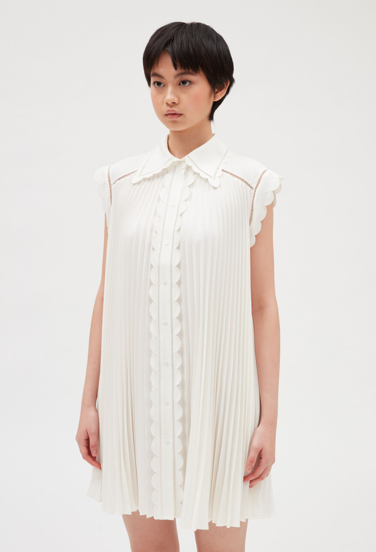 Robe chemise plissée claudie pierlot outlet