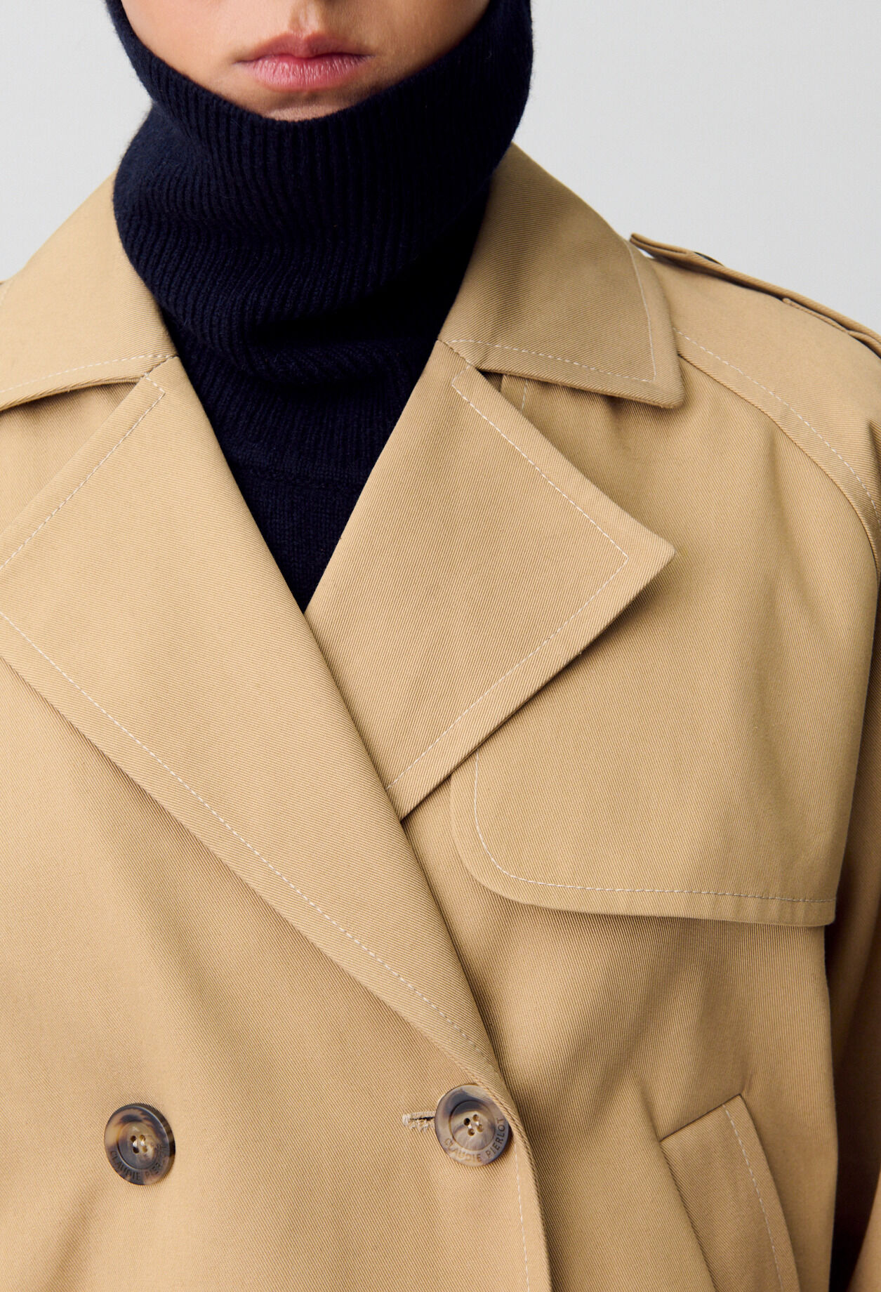 Blouson trench court
