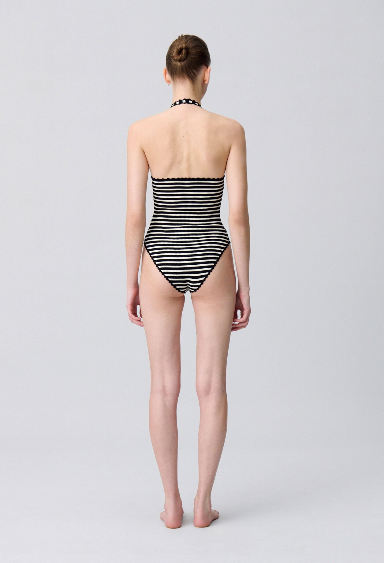 Body rayé maille fine