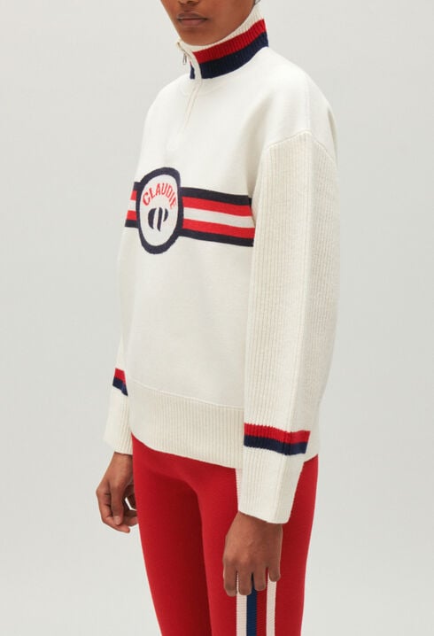 Pull oversize maille