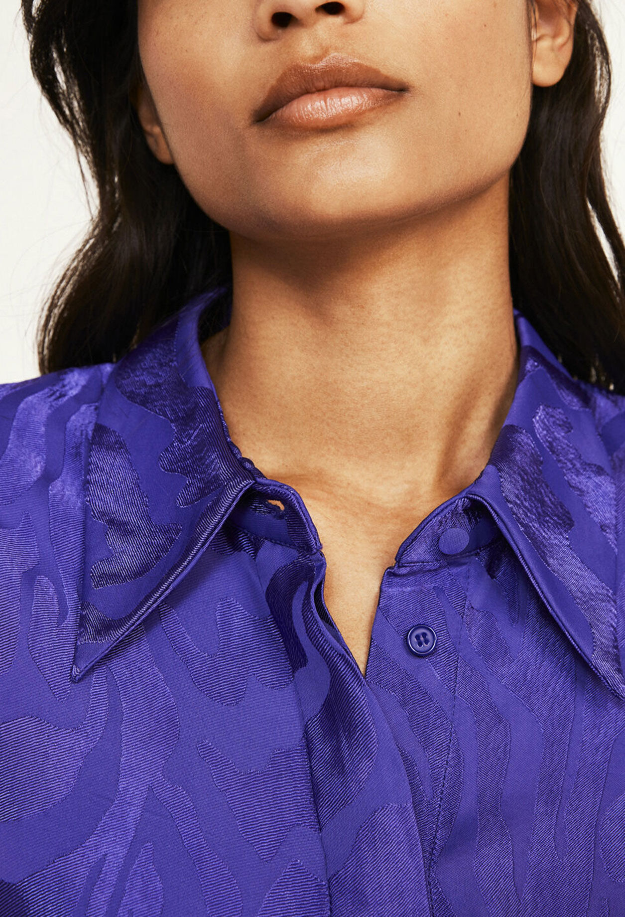 Chemise satinée